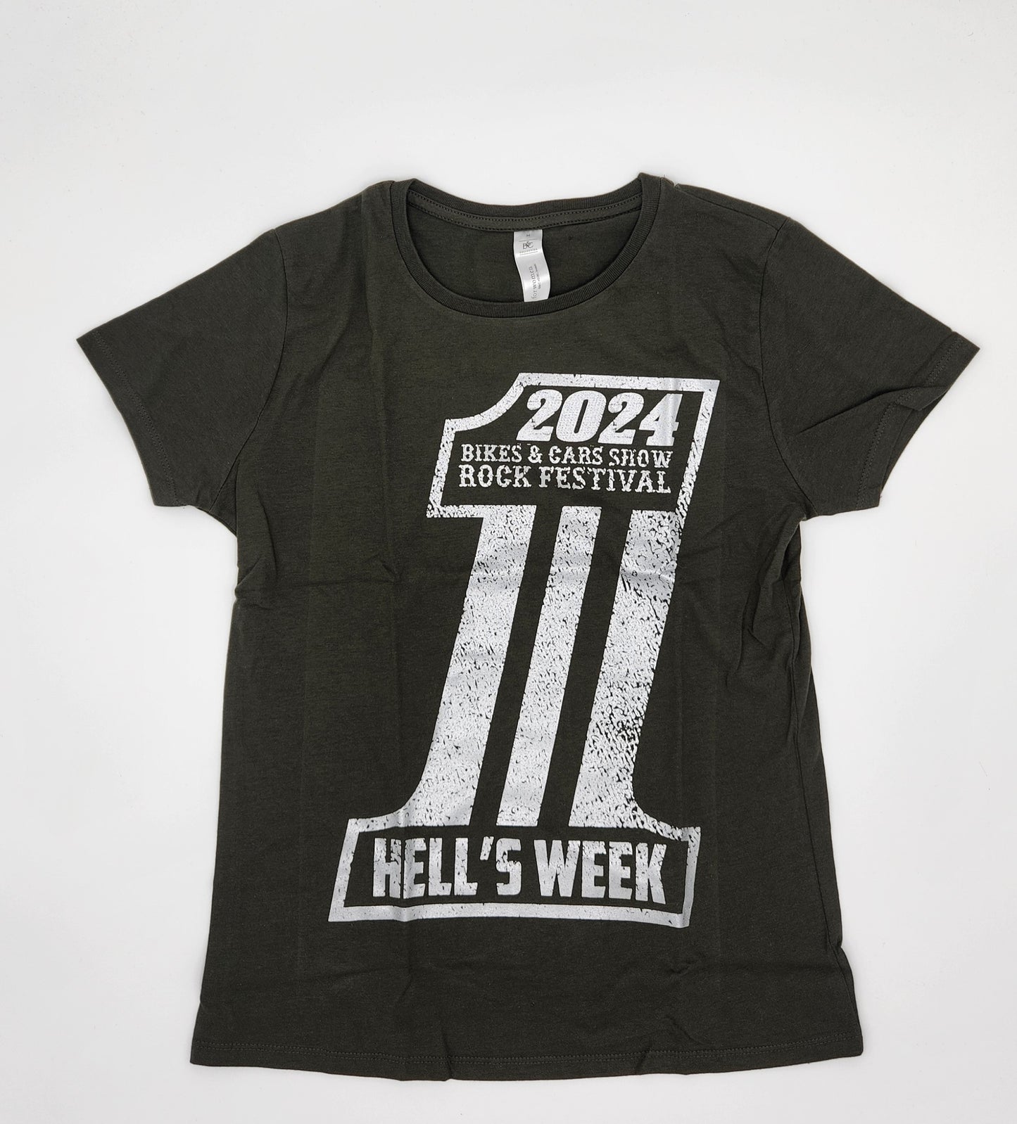 T-shirt Hell's Week one 2024 Kaki Femme